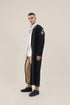 Long coat in wool blend